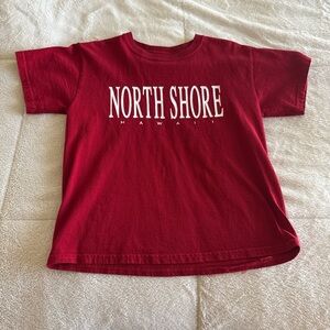 Red Brandy Melville North Shore Hawaii Shirt